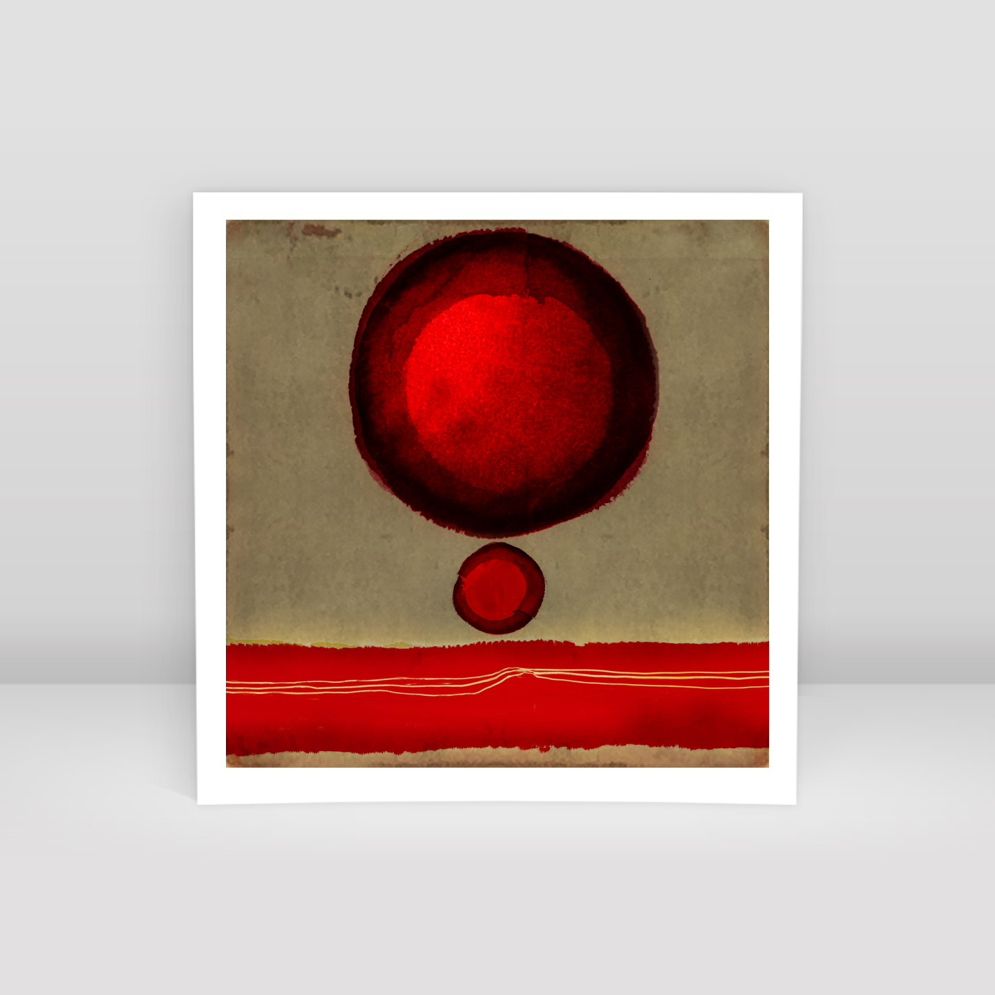 big-red-dot-and-her-little-red-dotie-03-art-print-artzula