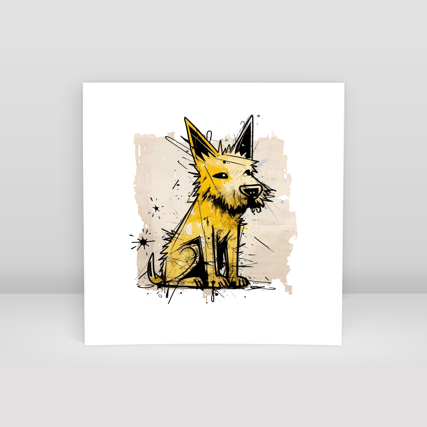 ghetto the dog - Art Print