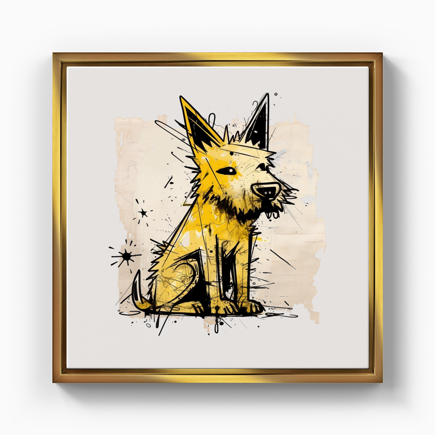 ghetto the dog - Canvas Print