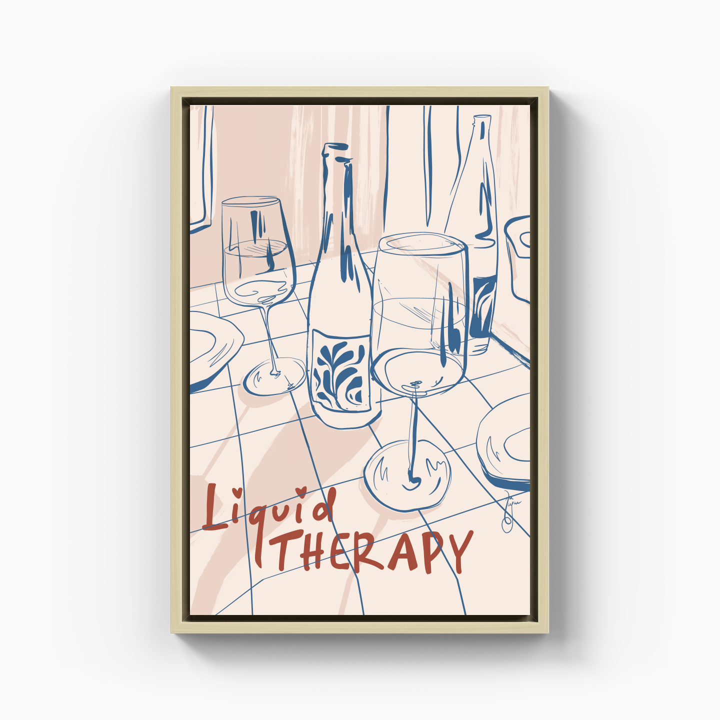 Liquid Therapy - Canvas Print