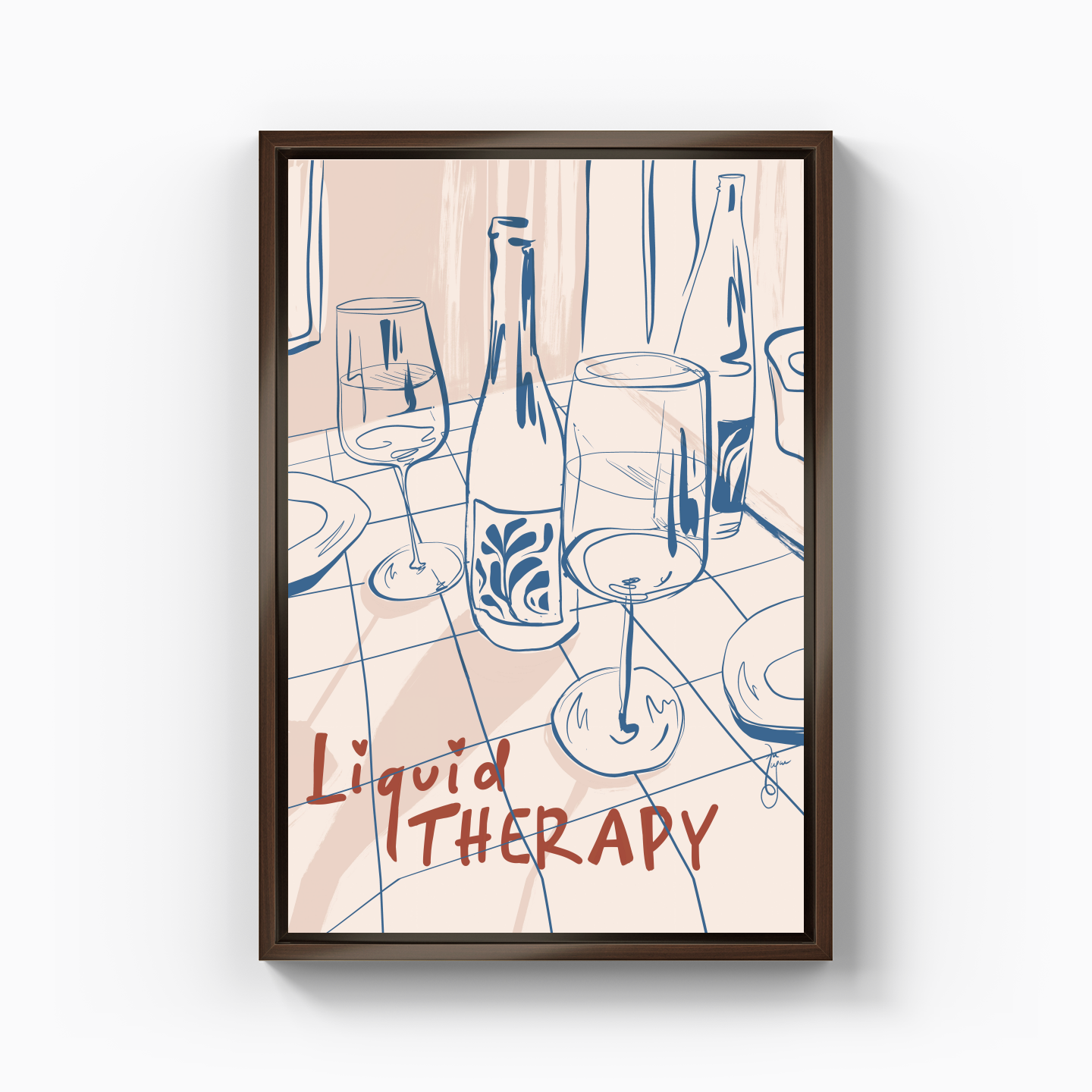 Liquid Therapy - Canvas Print