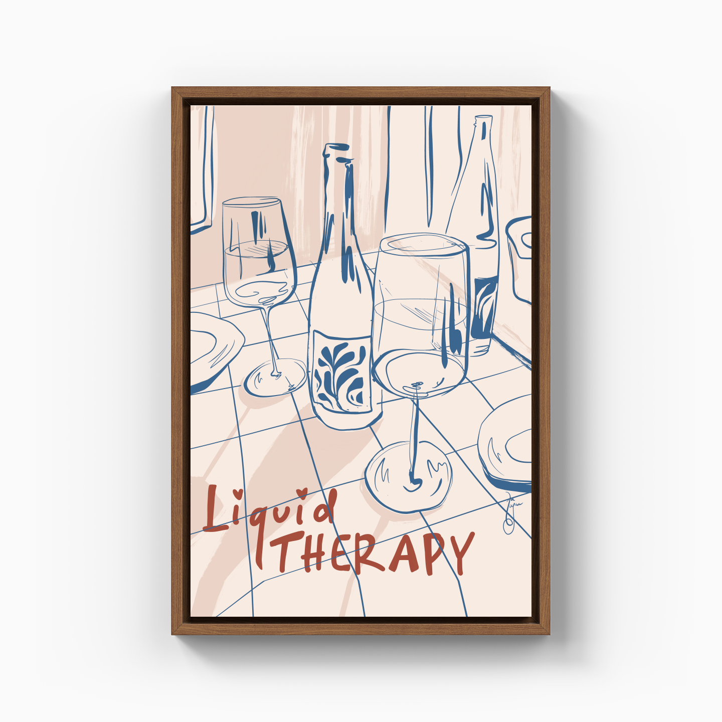 Liquid Therapy - Canvas Print