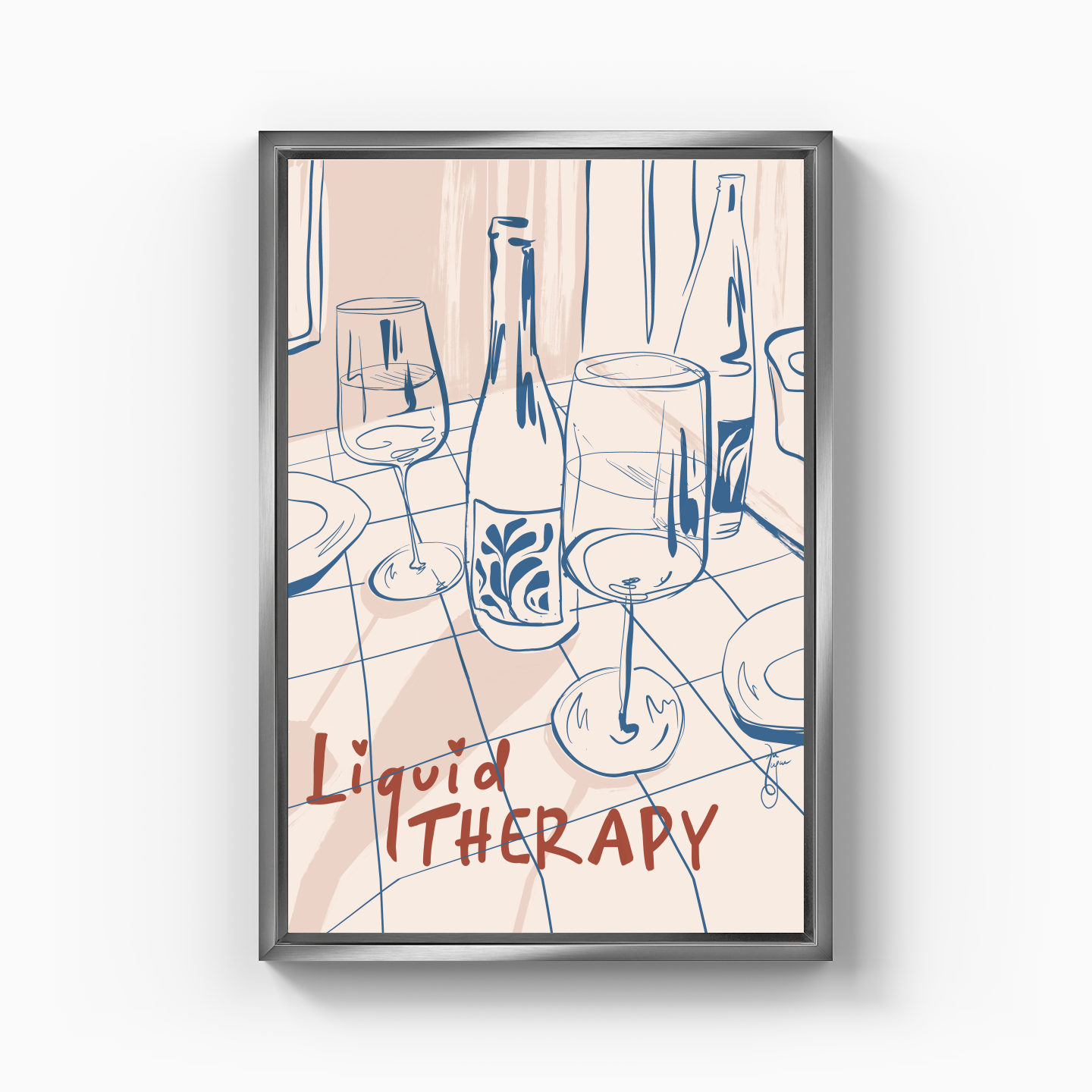 Liquid Therapy - Canvas Print