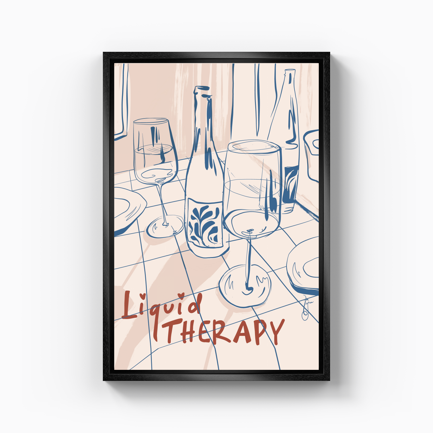 Liquid Therapy - Canvas Print