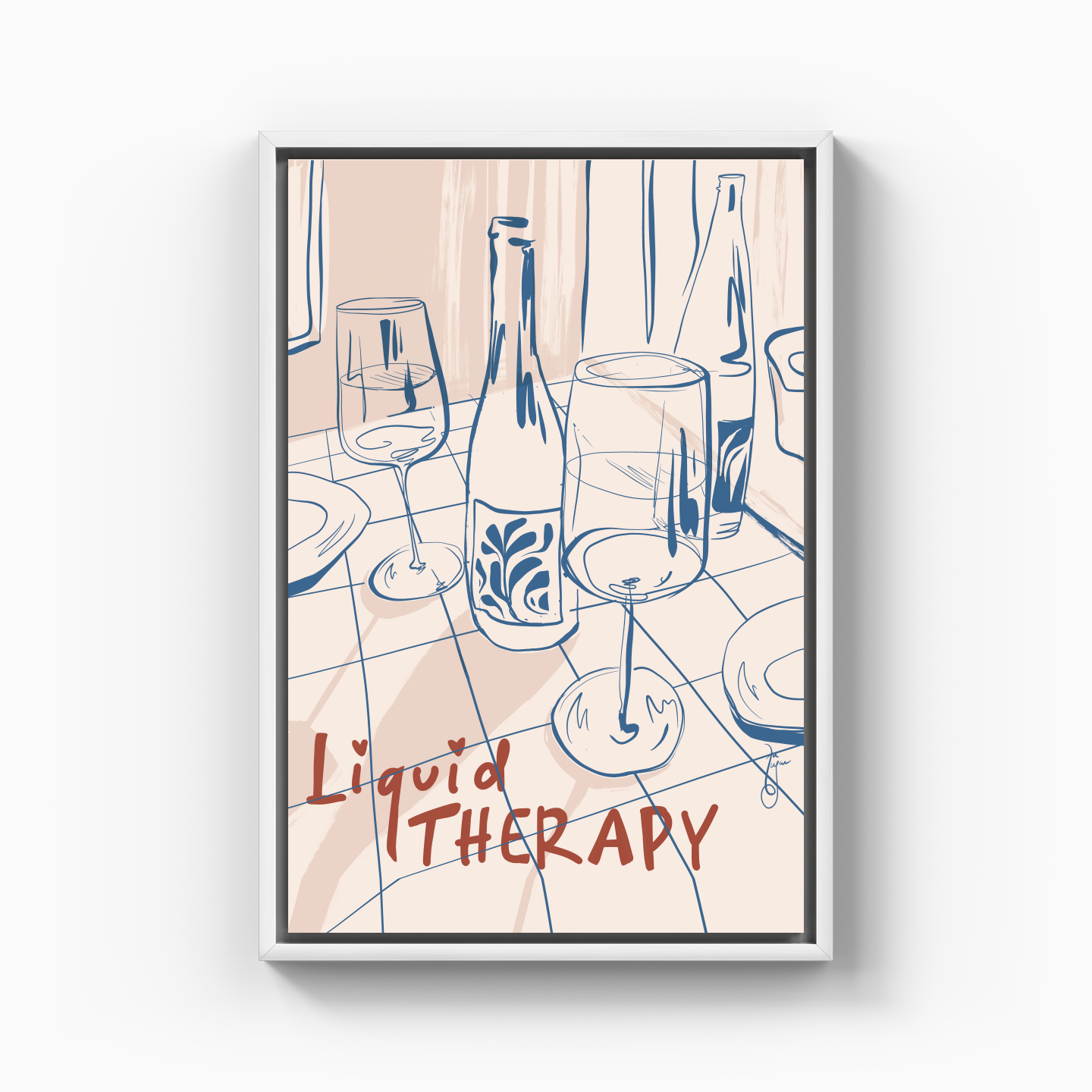 Liquid Therapy - Canvas Print