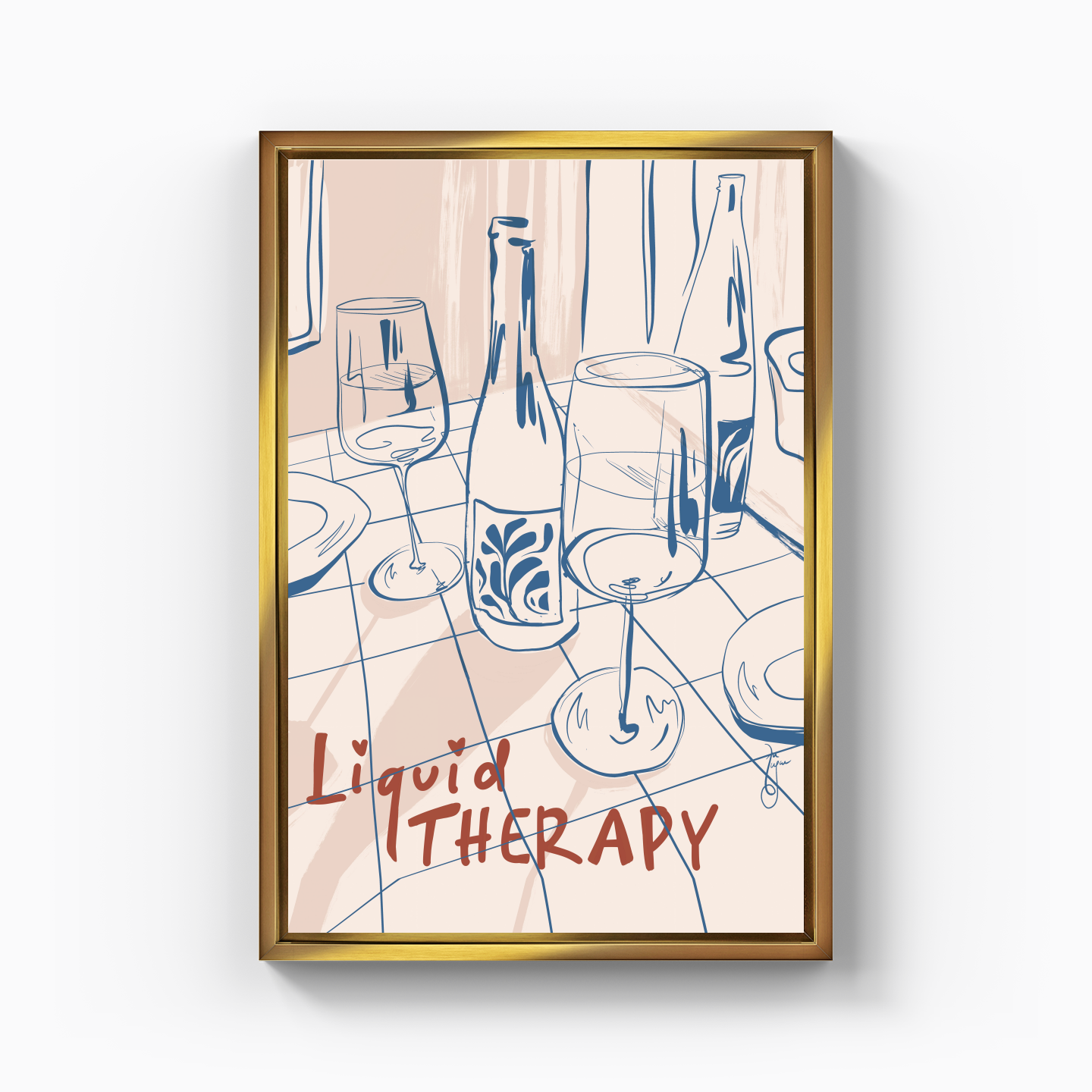 Liquid Therapy - Canvas Print