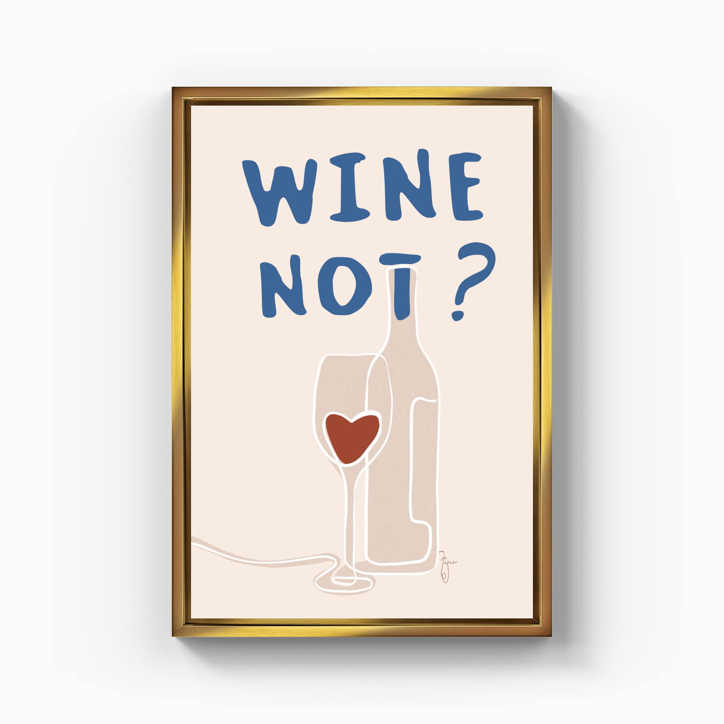 Wine Note - Canvas Print