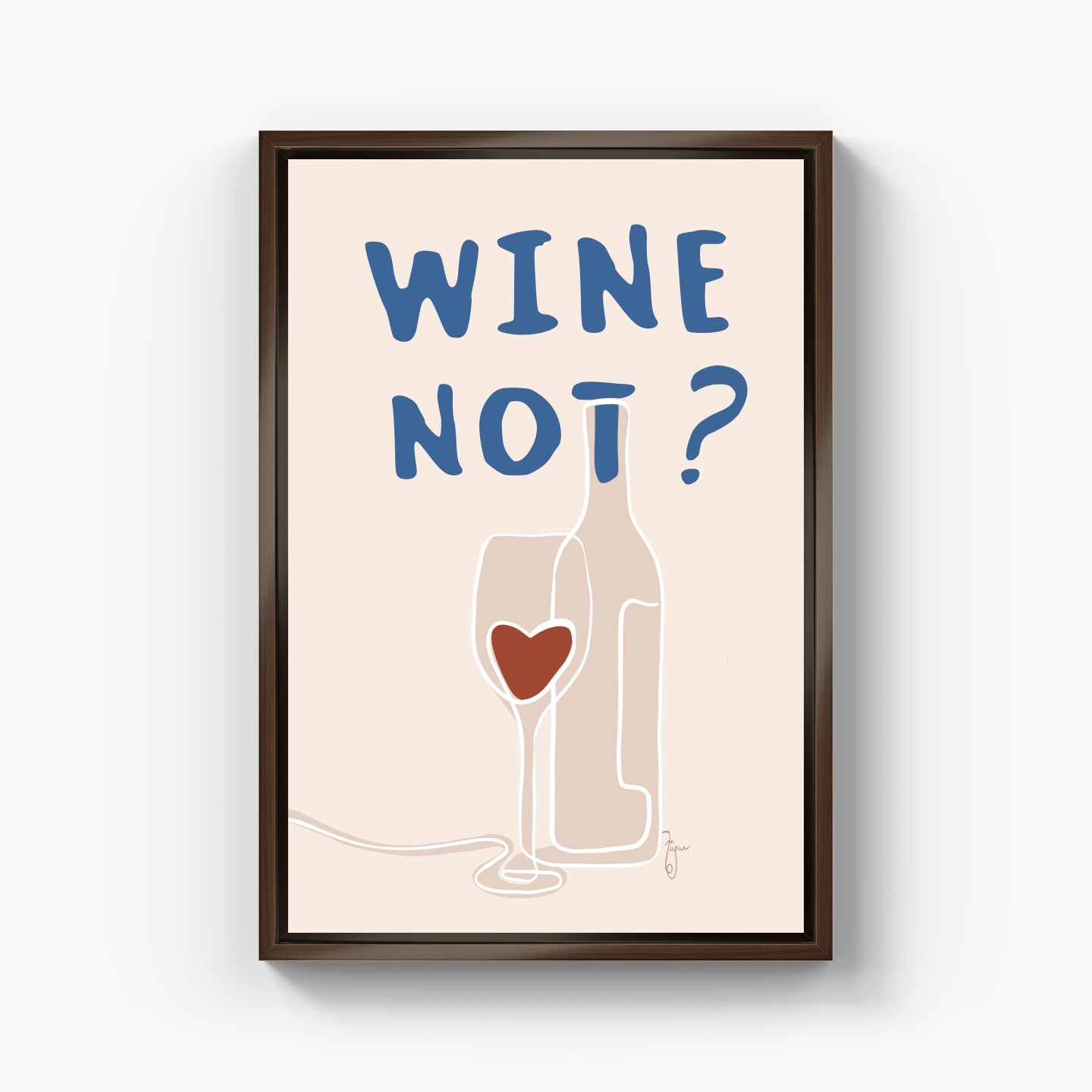 Wine Note - Canvas Print