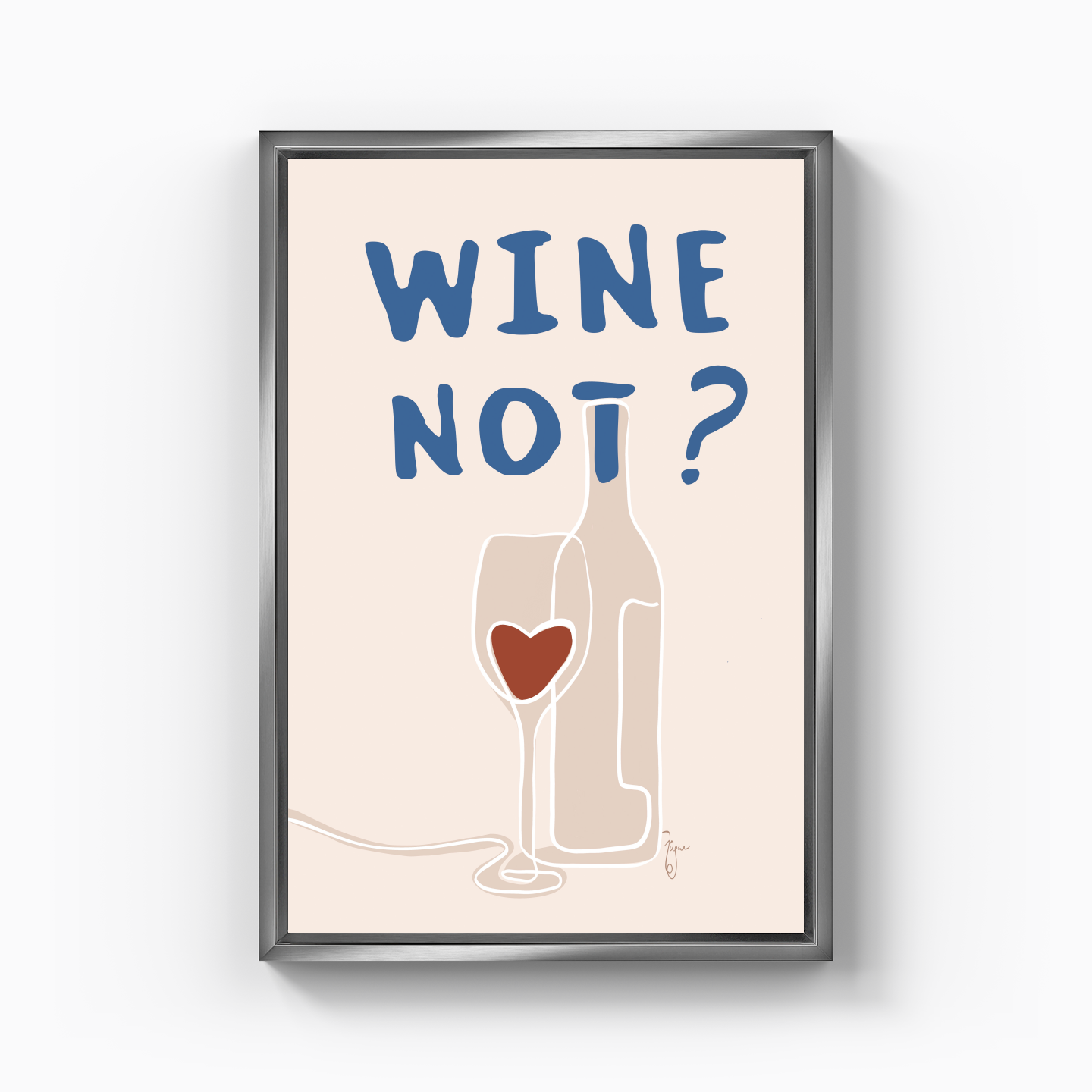 Wine Note - Canvas Print