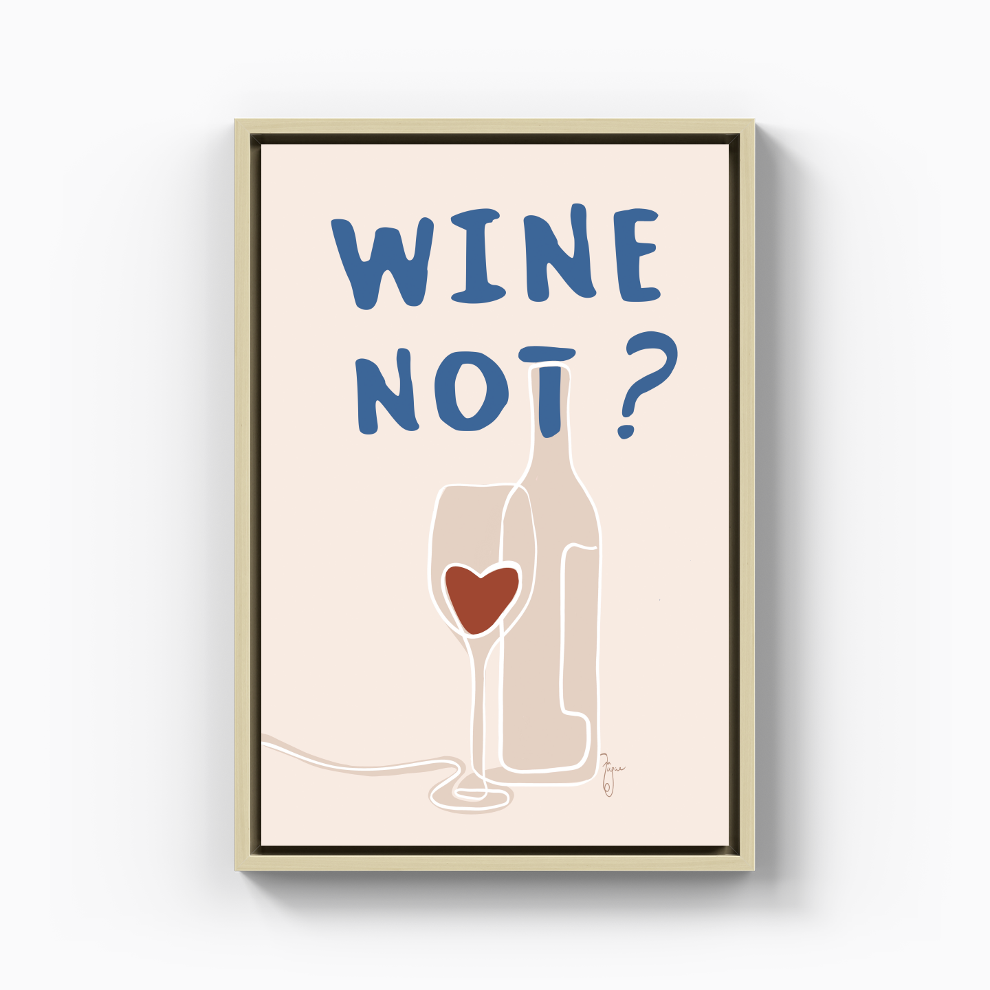 Wine Note - Canvas Print