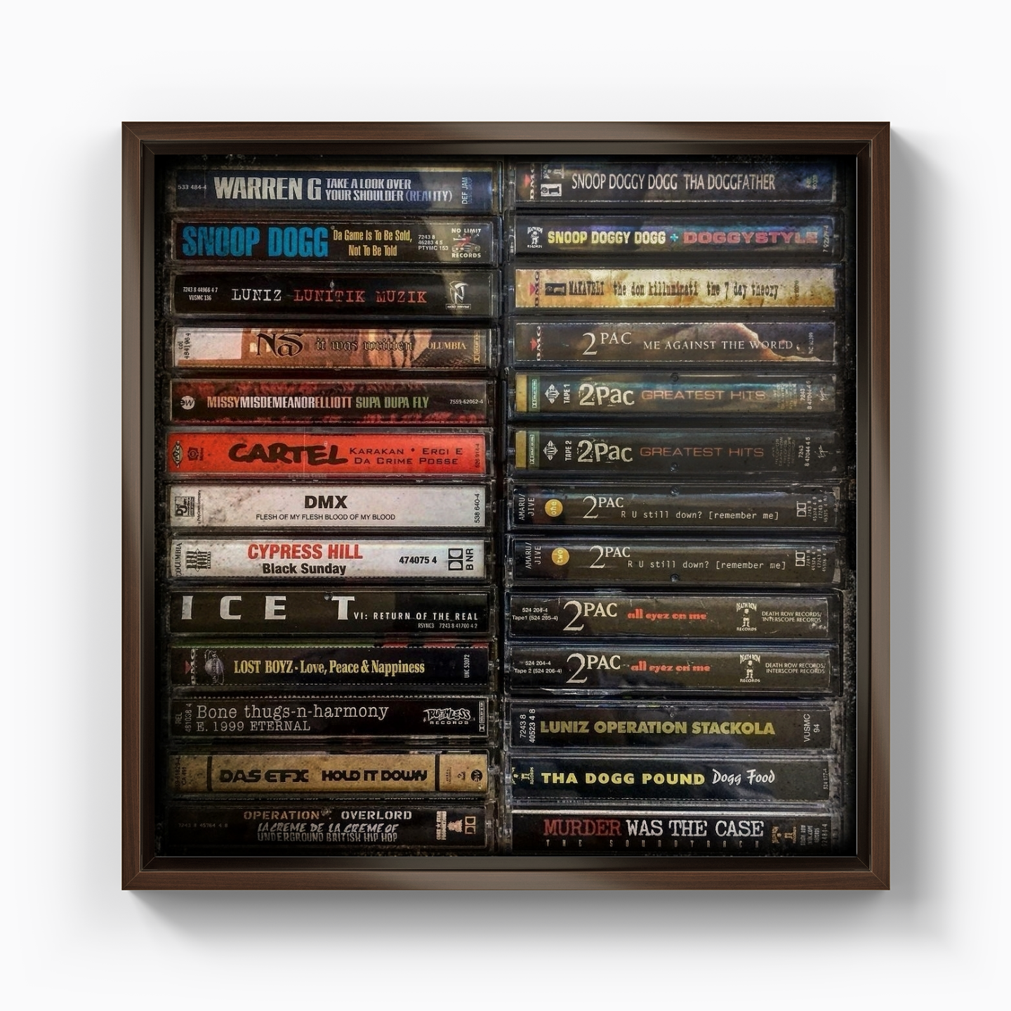 rosary's tape case - Canvas Print