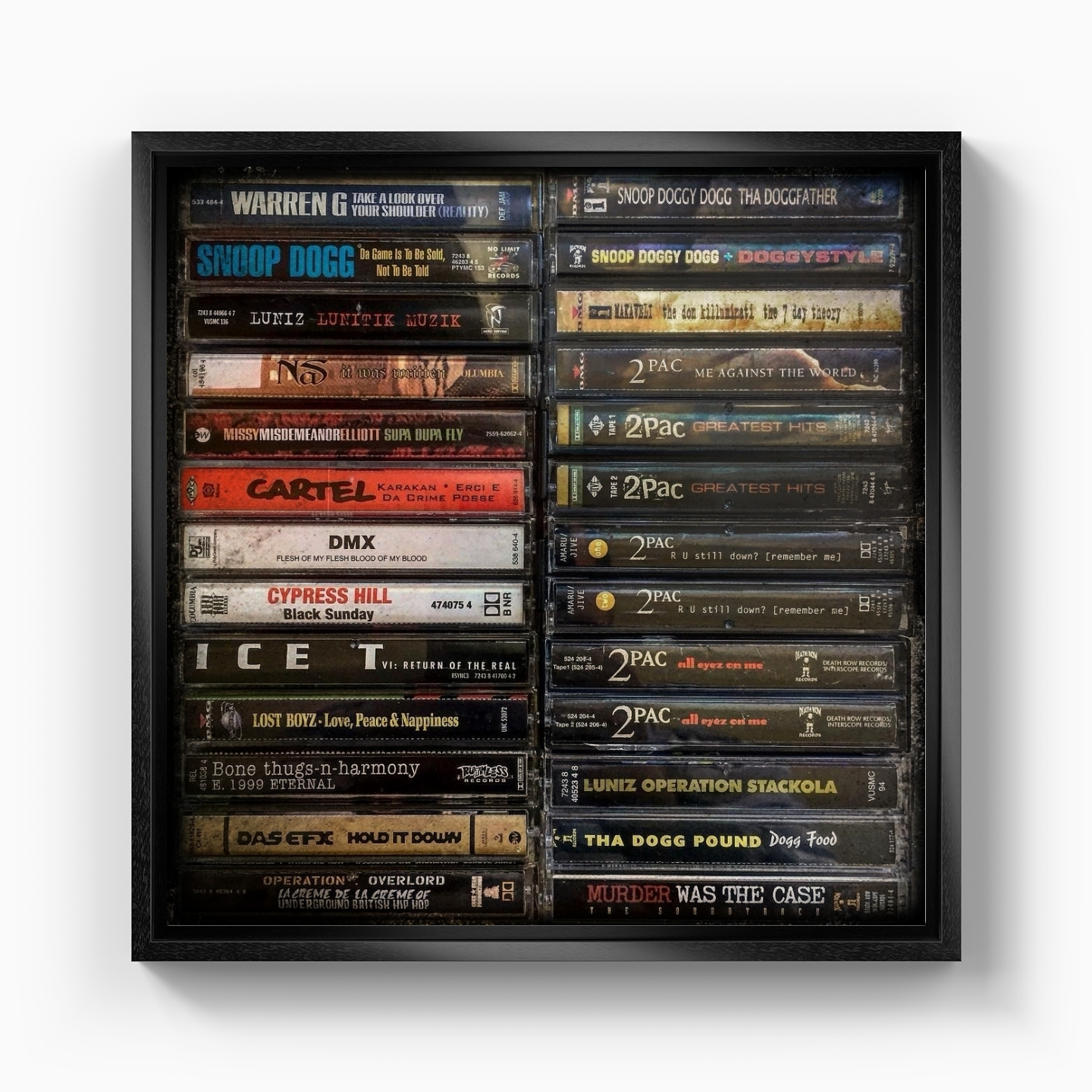 rosary's tape case - Canvas Print