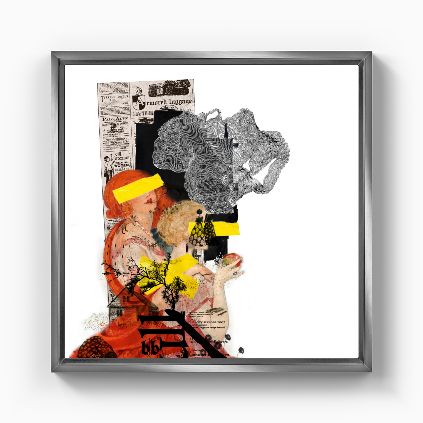 hush - Canvas Print