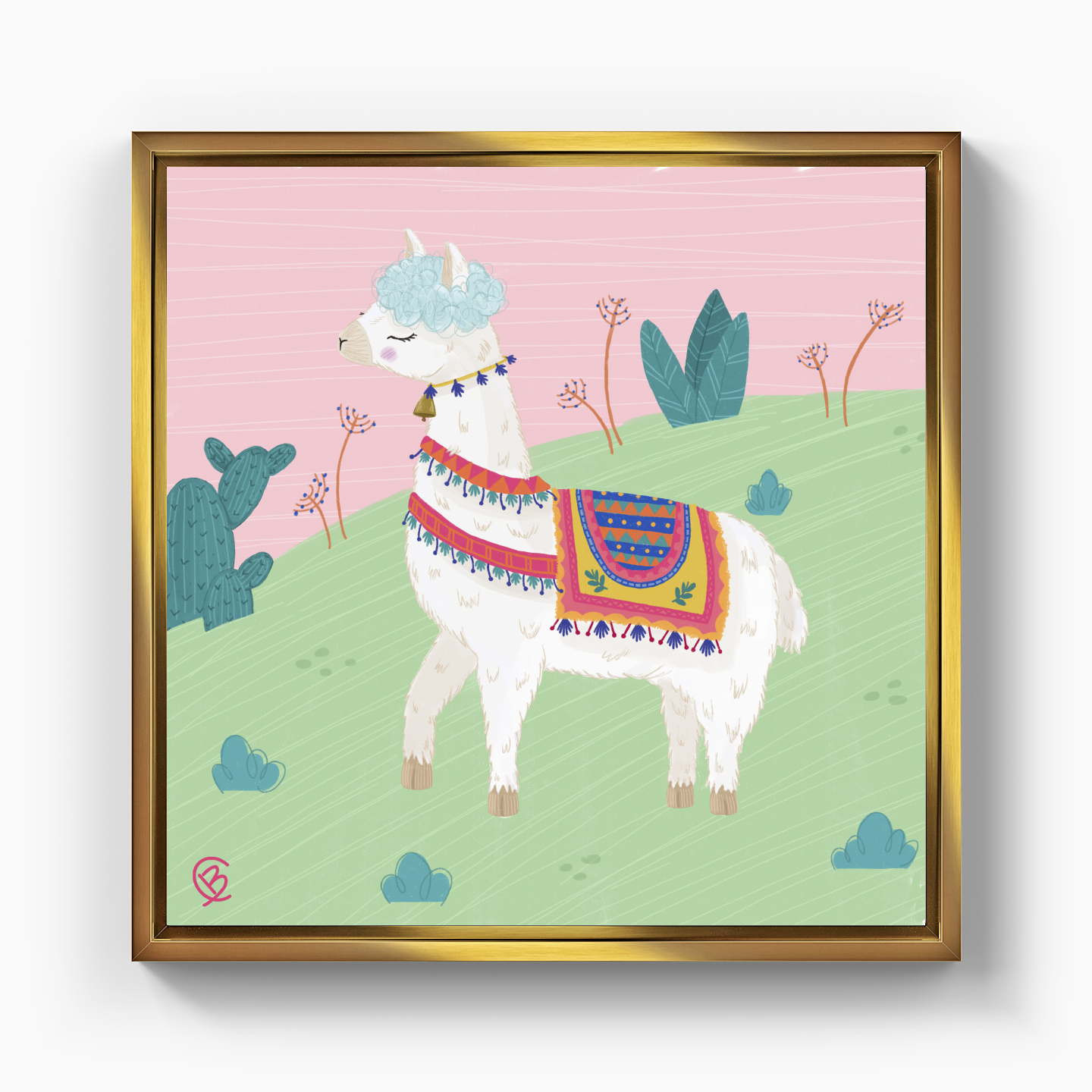 Lama - Canvas Print