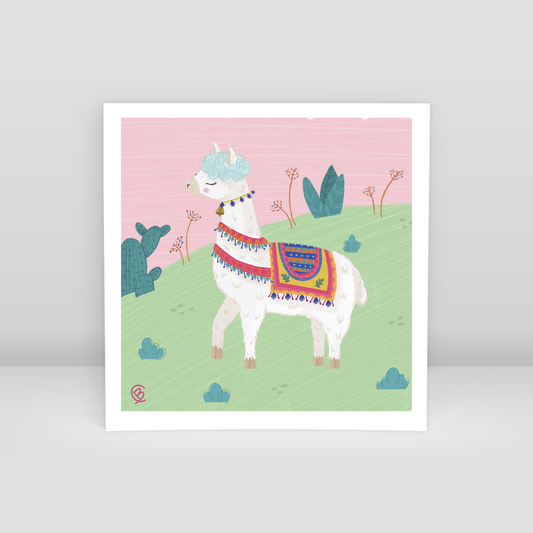 Lama - Art Print