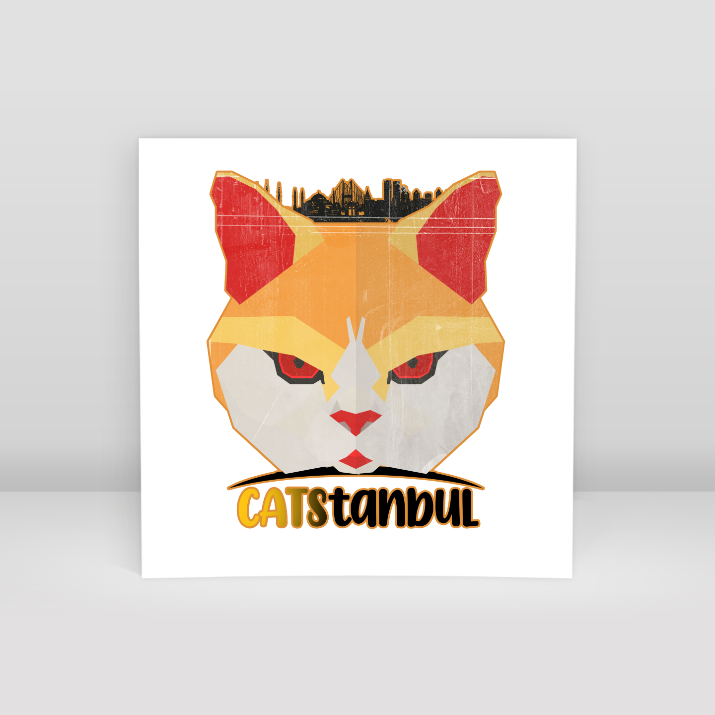 CATStanbul Şehrin Kedileri 02 - Art Print