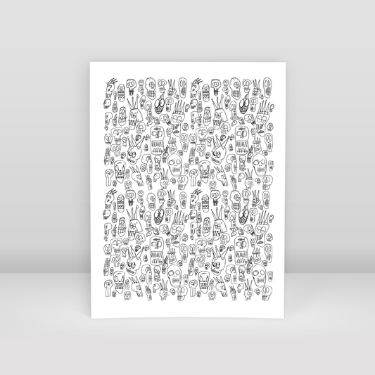 Guru Kafalar - Art Print