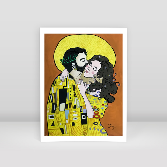 Klimt Kiss - Art Print