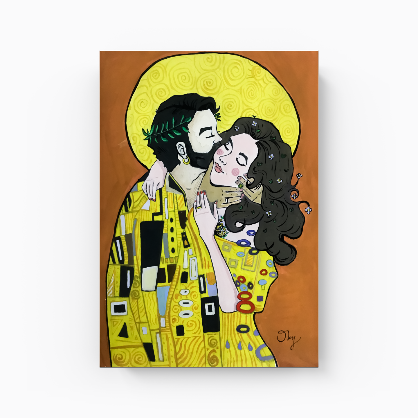 Klimt Kiss - Canvas Print