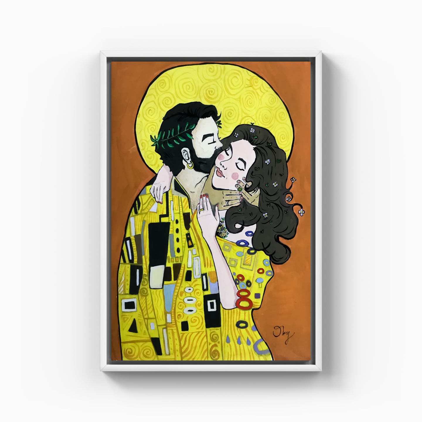 Klimt Kiss - Canvas Print