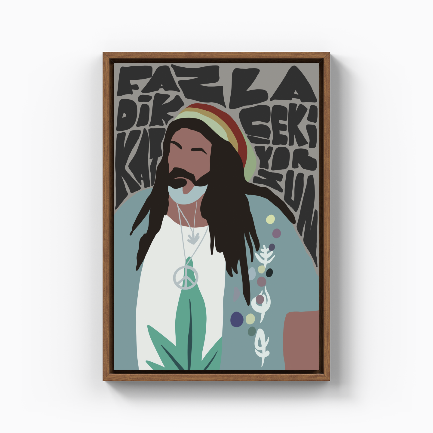 Bob Marley Faruk - Canvas Print