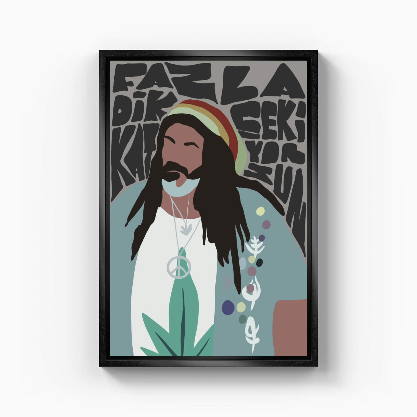 Bob Marley Faruk - Canvas Print