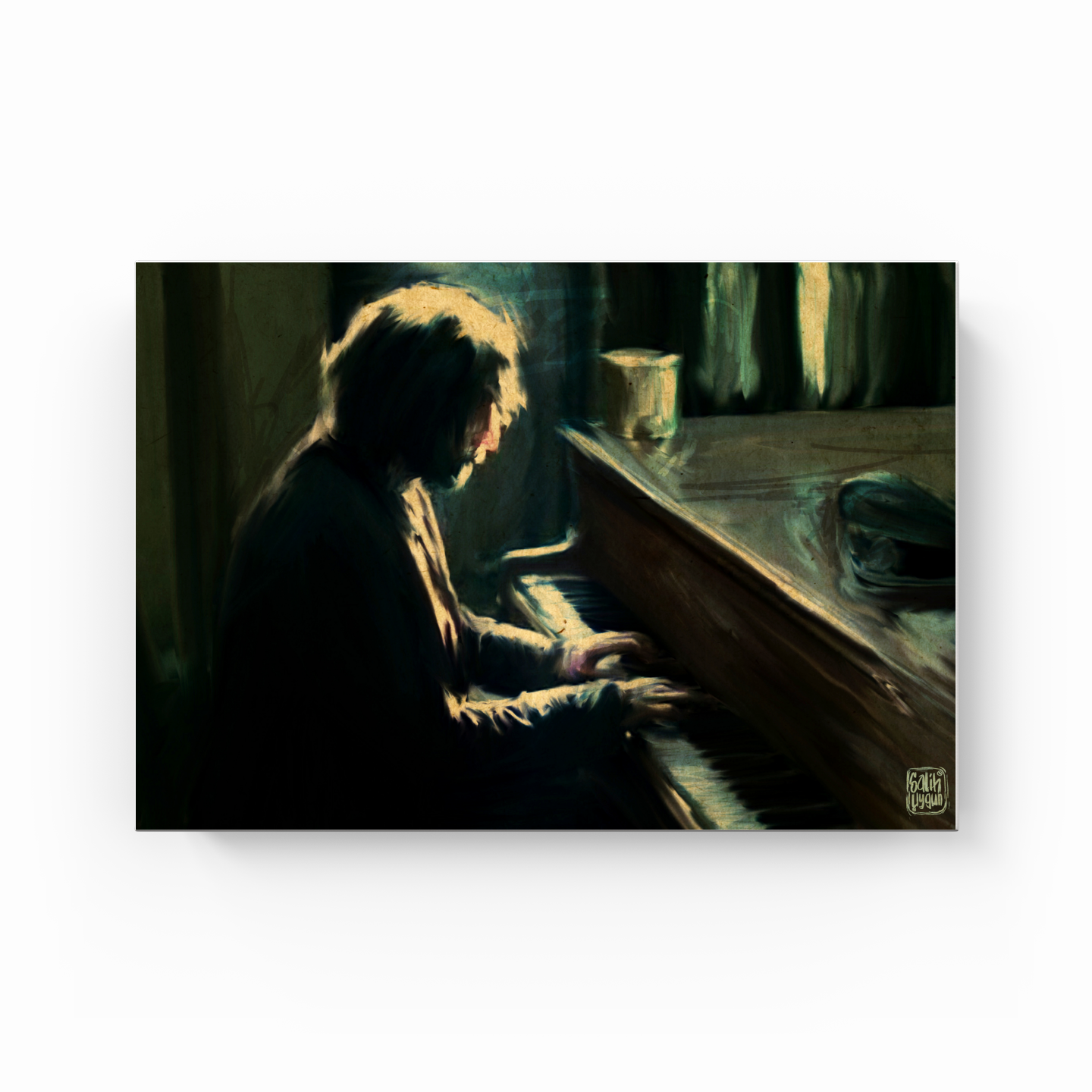 The Pianist - Kanvas Tablo