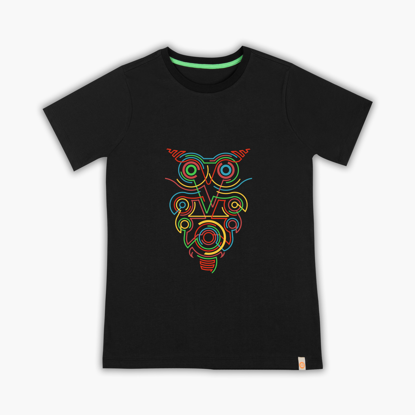 neon owl - T-shirt