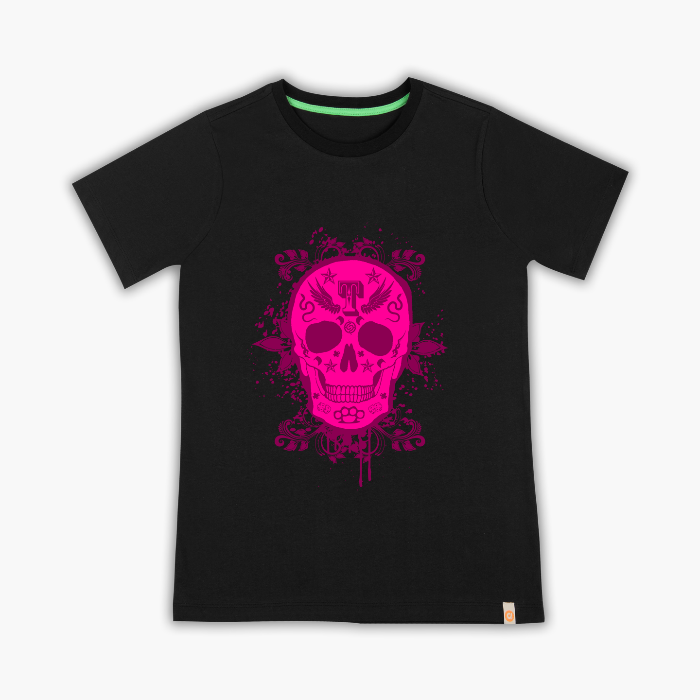 Pink Gang Skull - T-Shirt