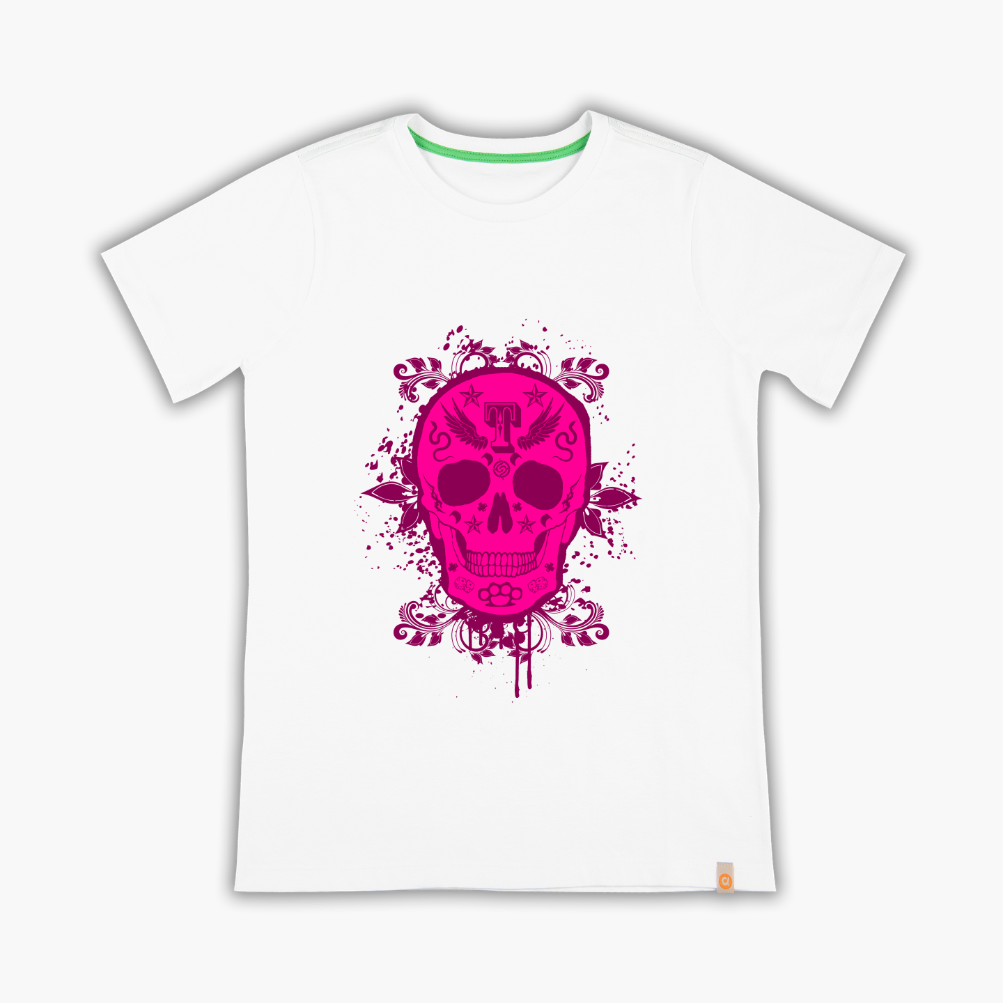 Pink Gang Skull - T-Shirt