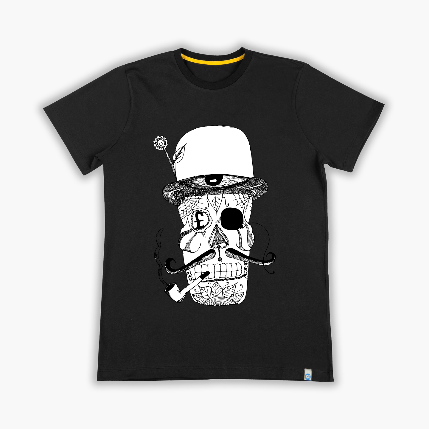 Sir Skulltache - T-Shirt