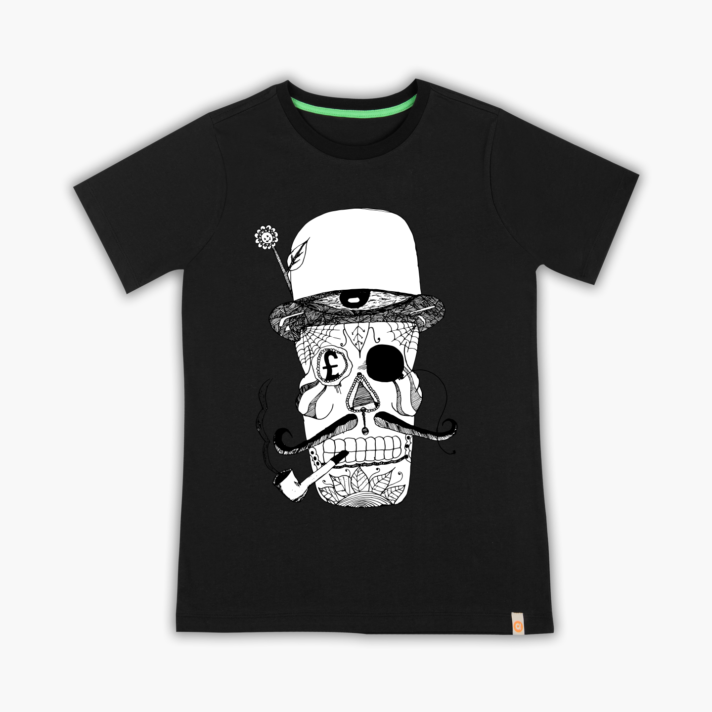 Sir Skulltache - T-Shirt