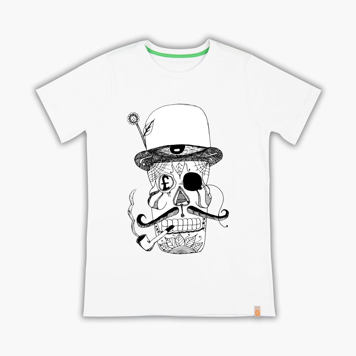 Sir Skulltache - T-Shirt