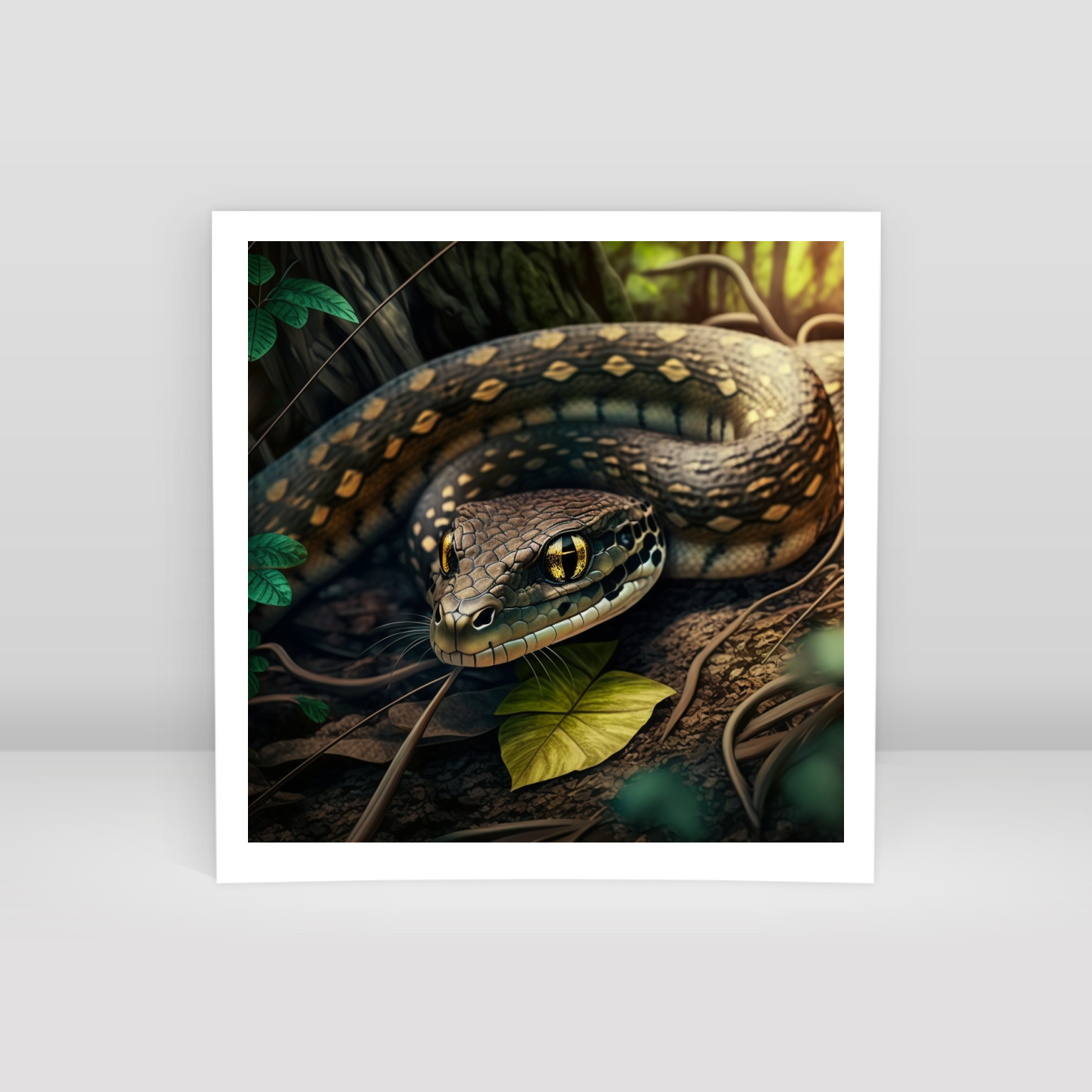 Cat-eyed snake - Art Print