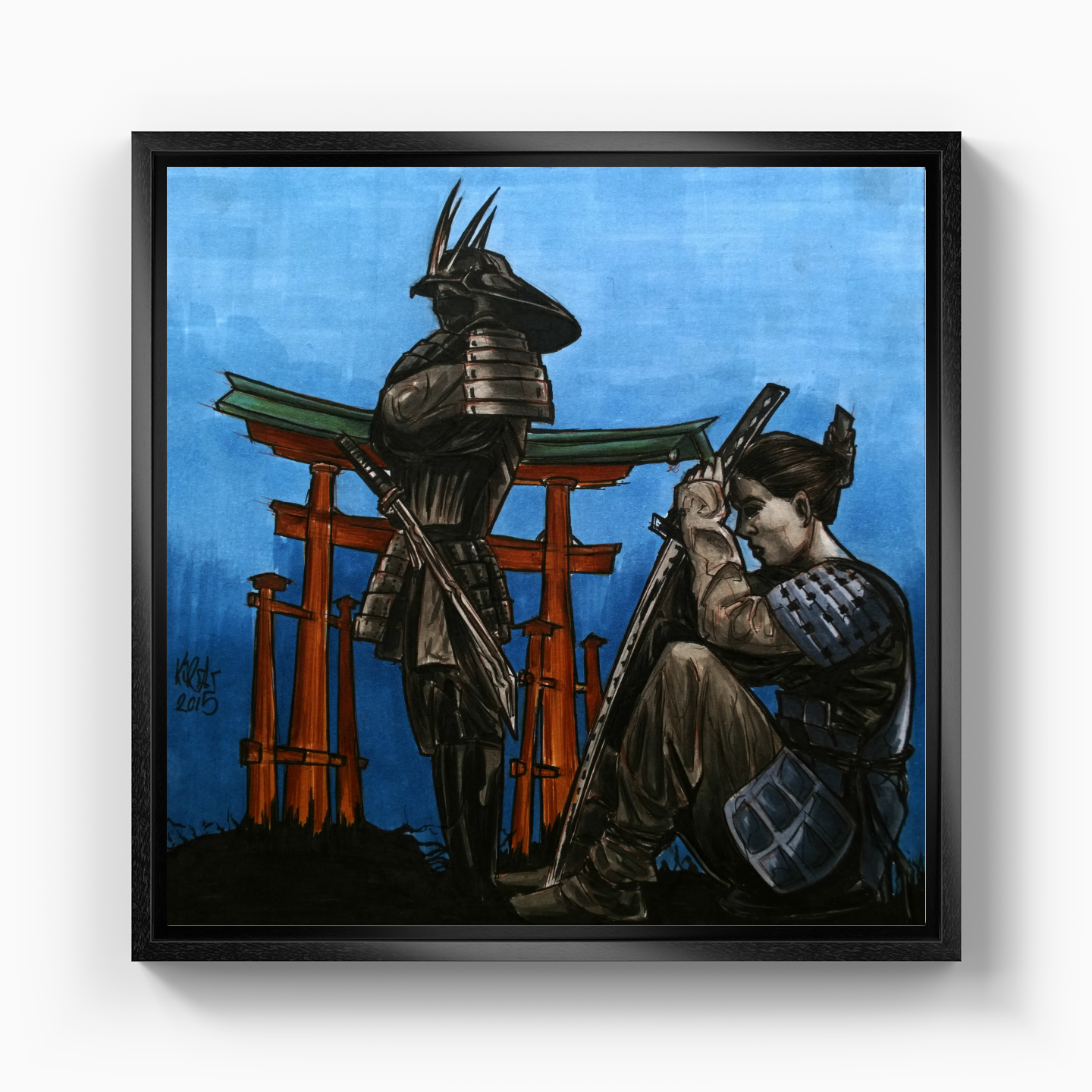 samurai - Canvas Print