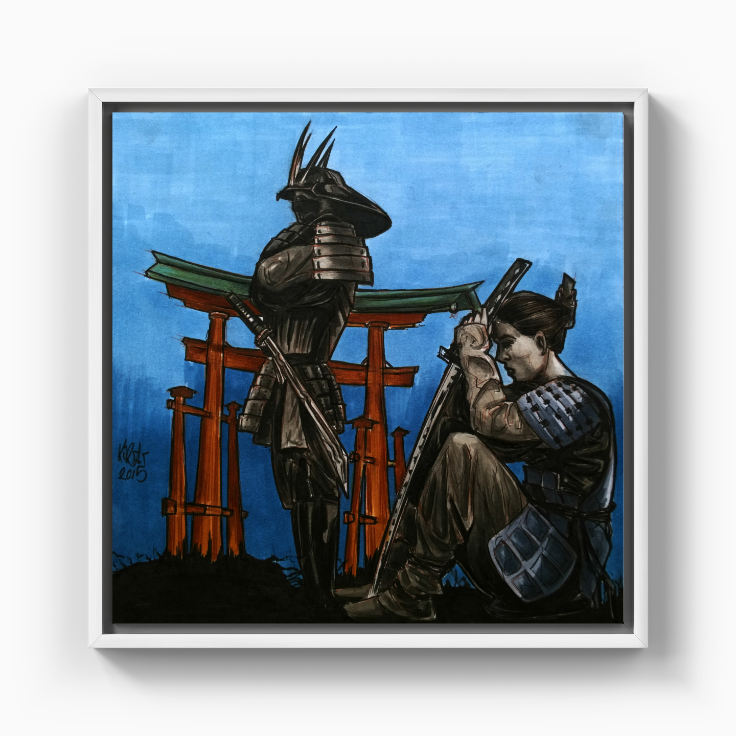 samurai - Canvas Print