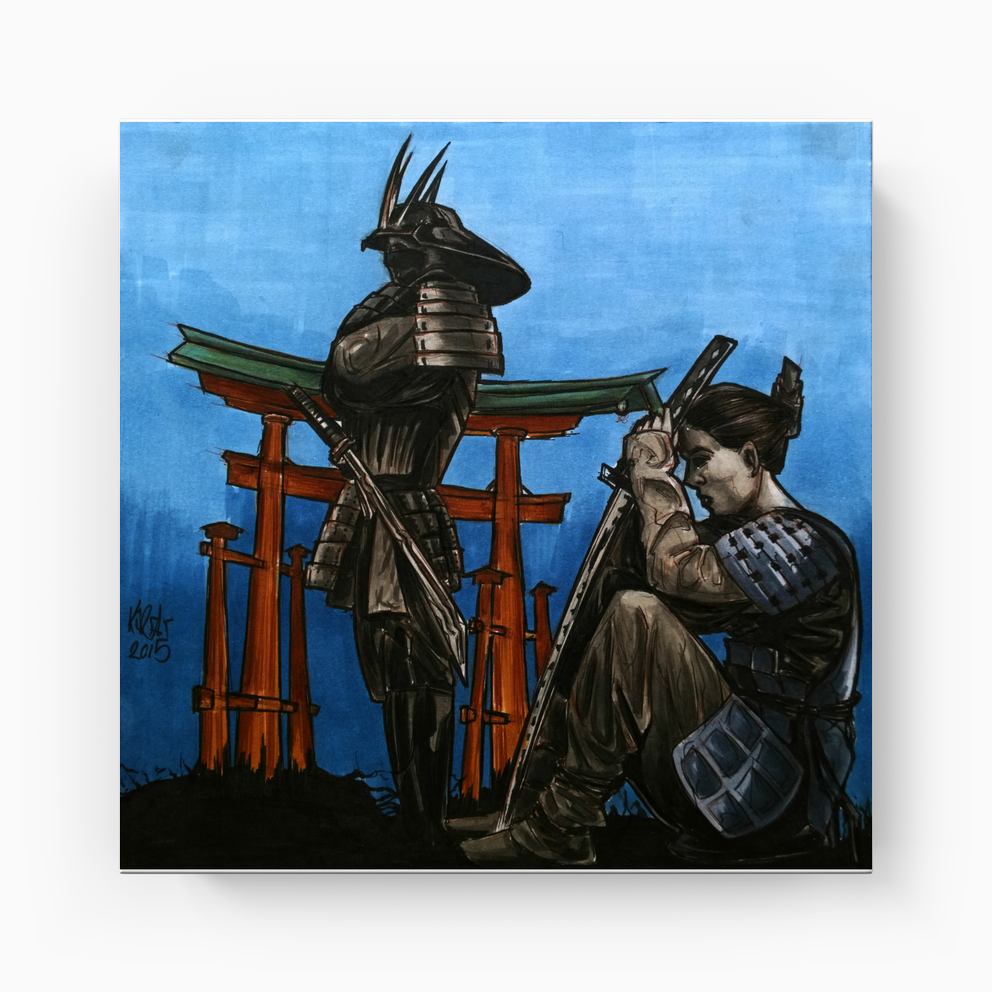 samurai - Canvas Print