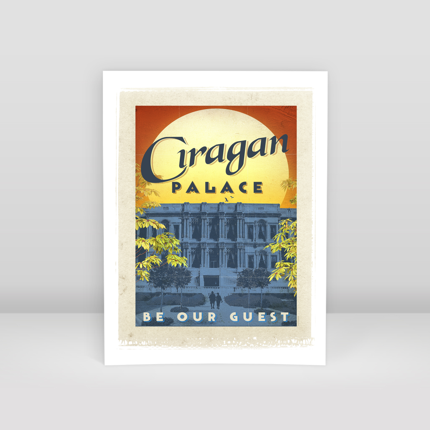 Çırağan Palace - Art Print