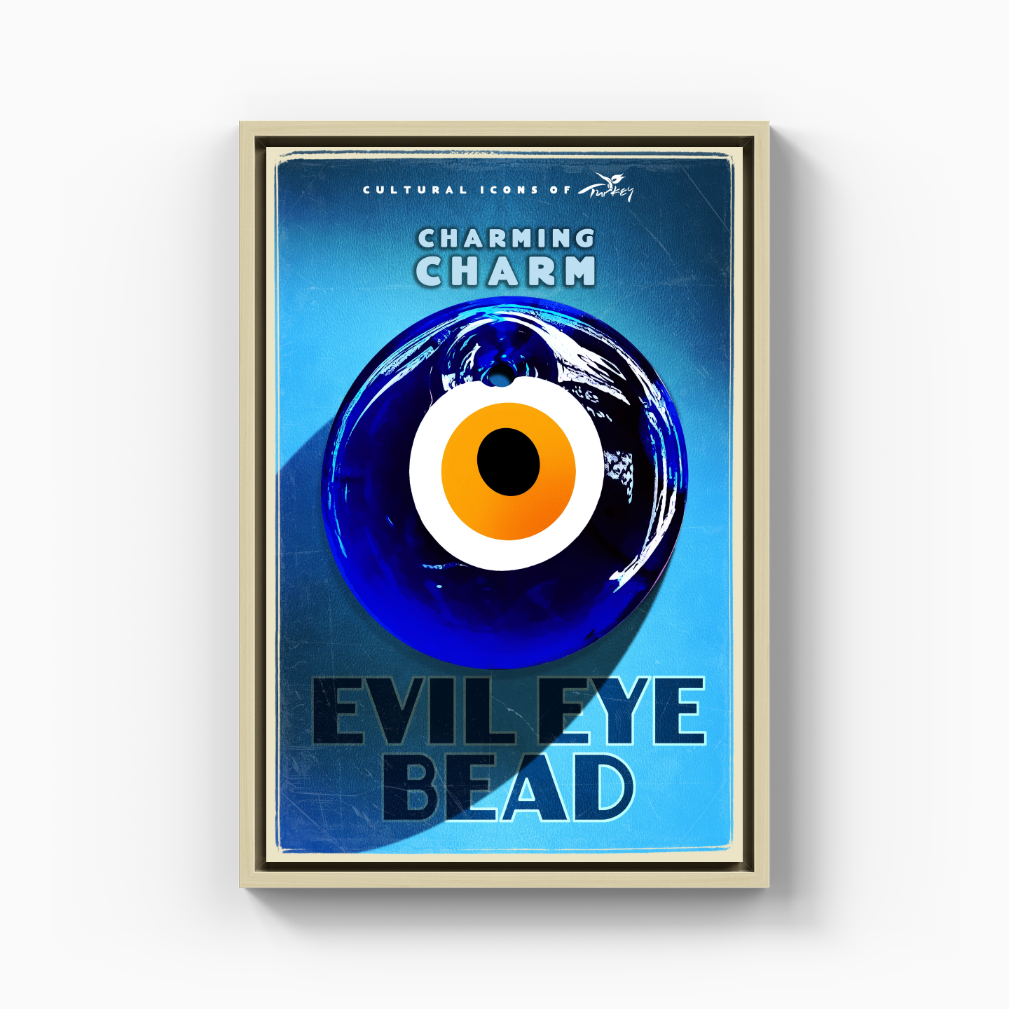 Evil Eye Bead - Canvas Painting