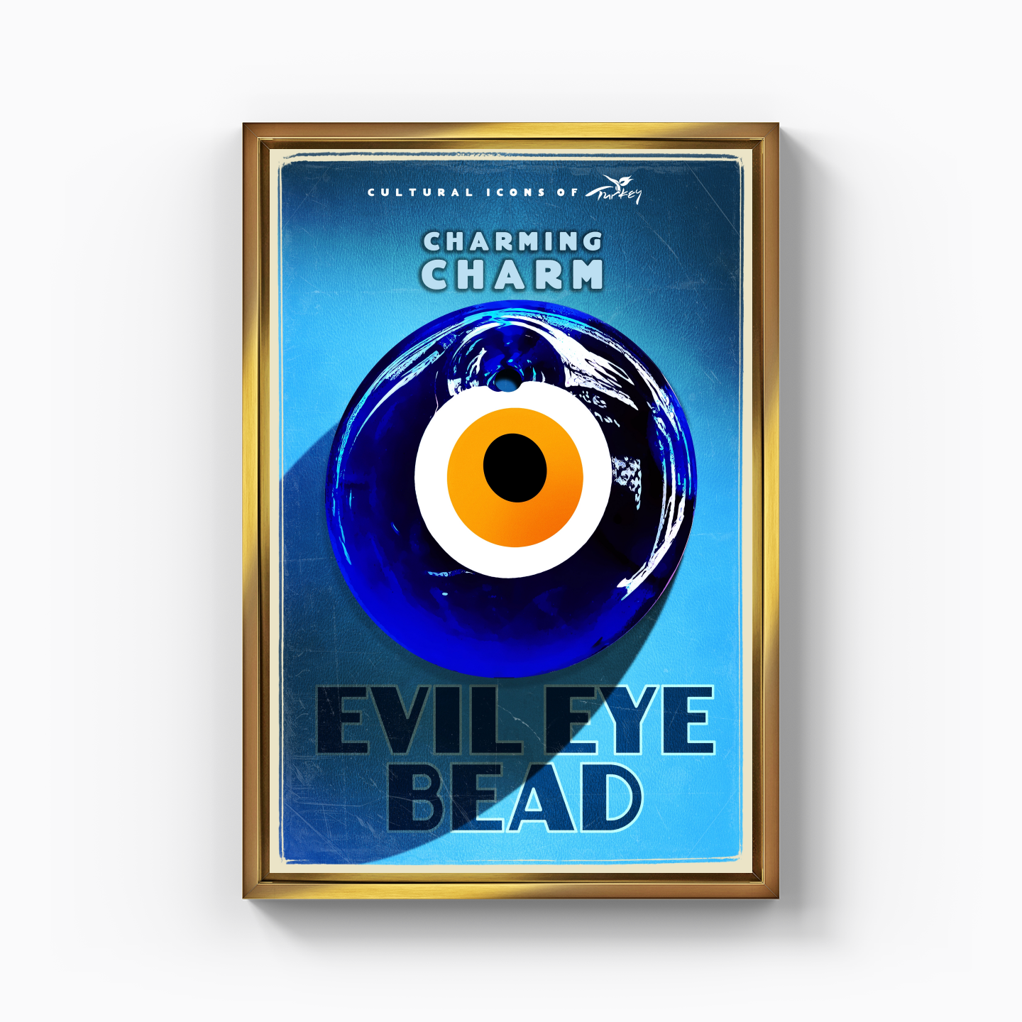 Evil Eye Bead - Canvas Painting