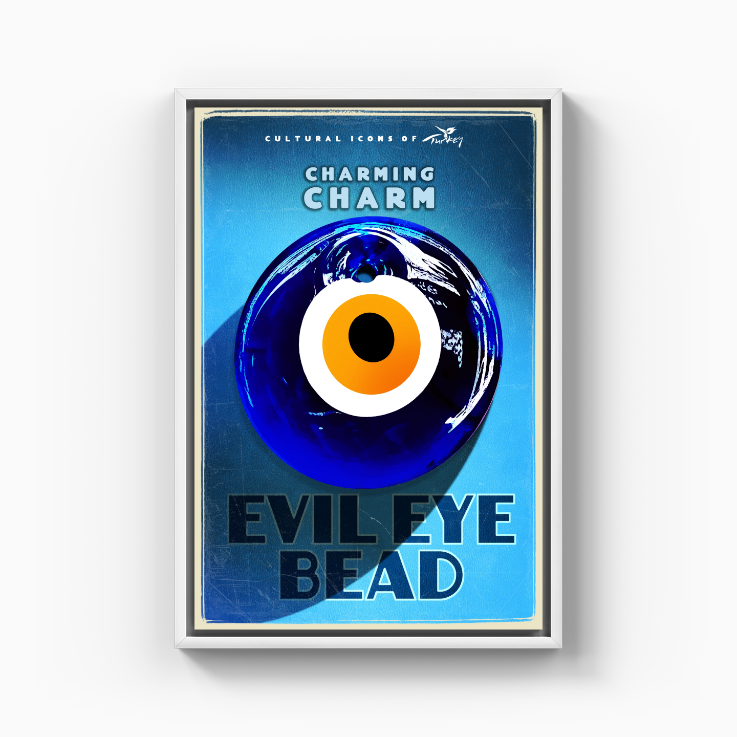 Evil Eye Bead - Canvas Painting