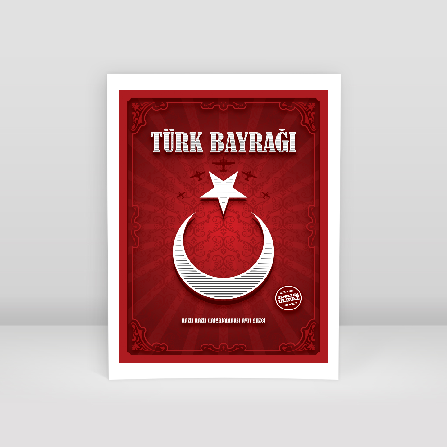 Turkish Flag - Art Print