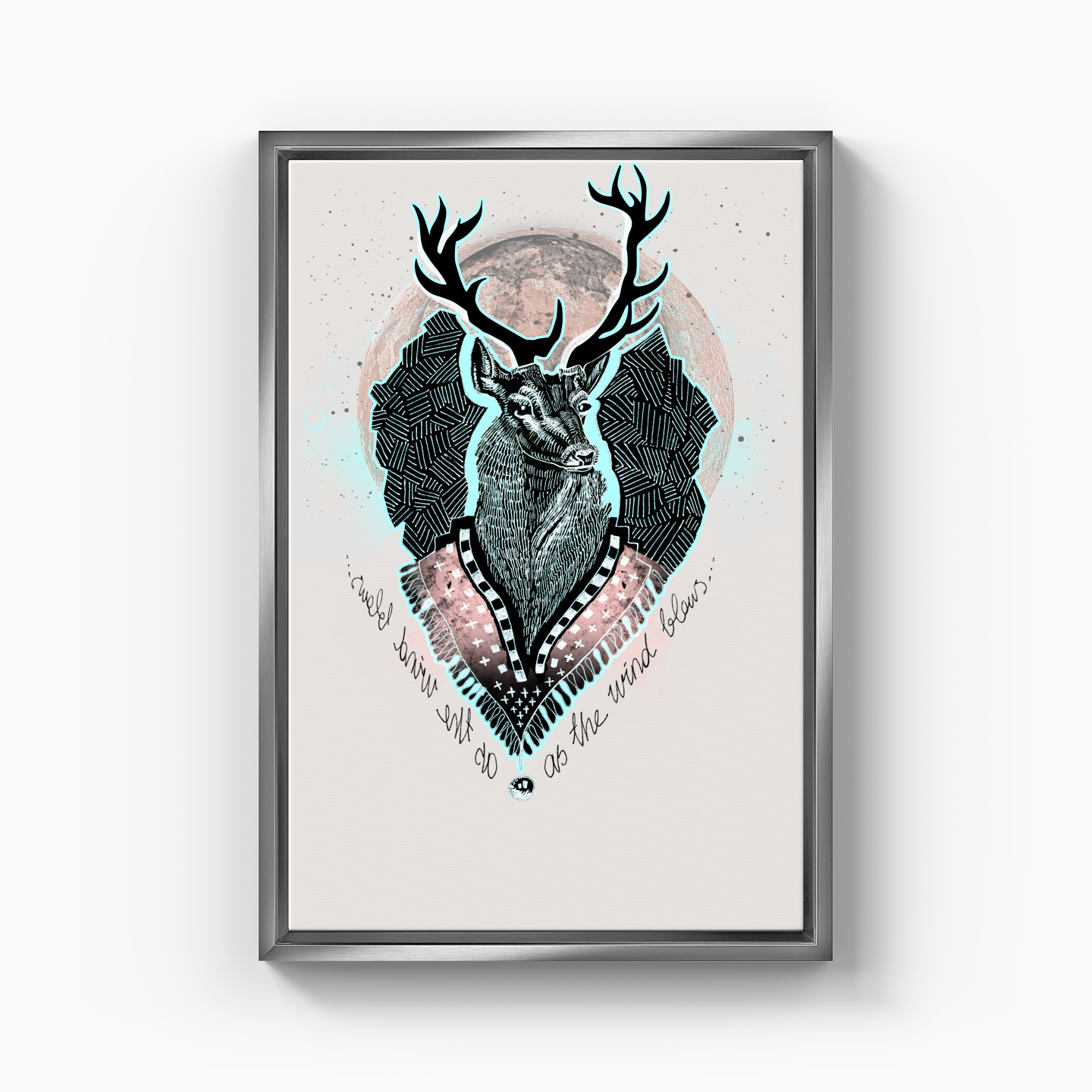 Wind Deer - Canvas Print