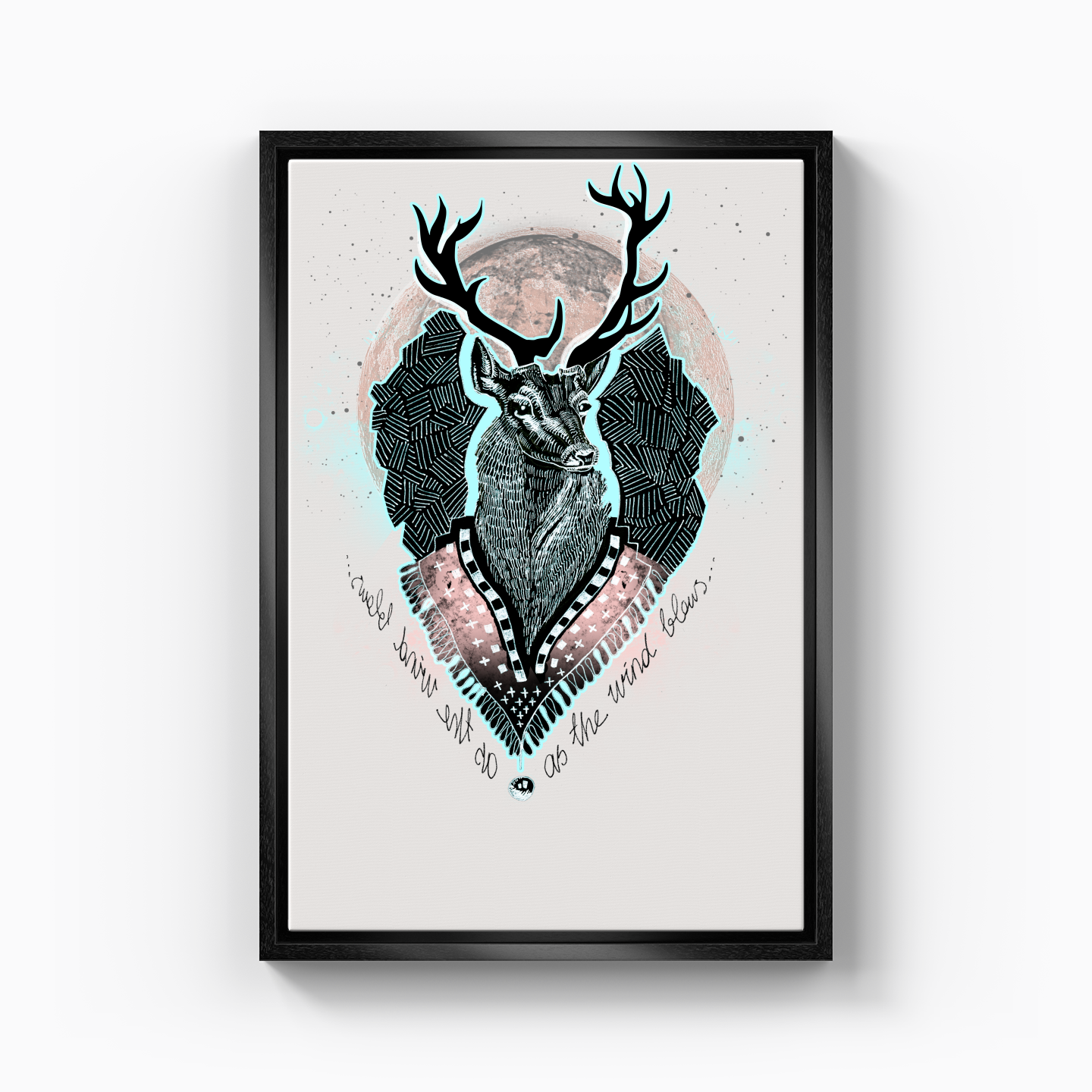 Wind Deer - Canvas Print