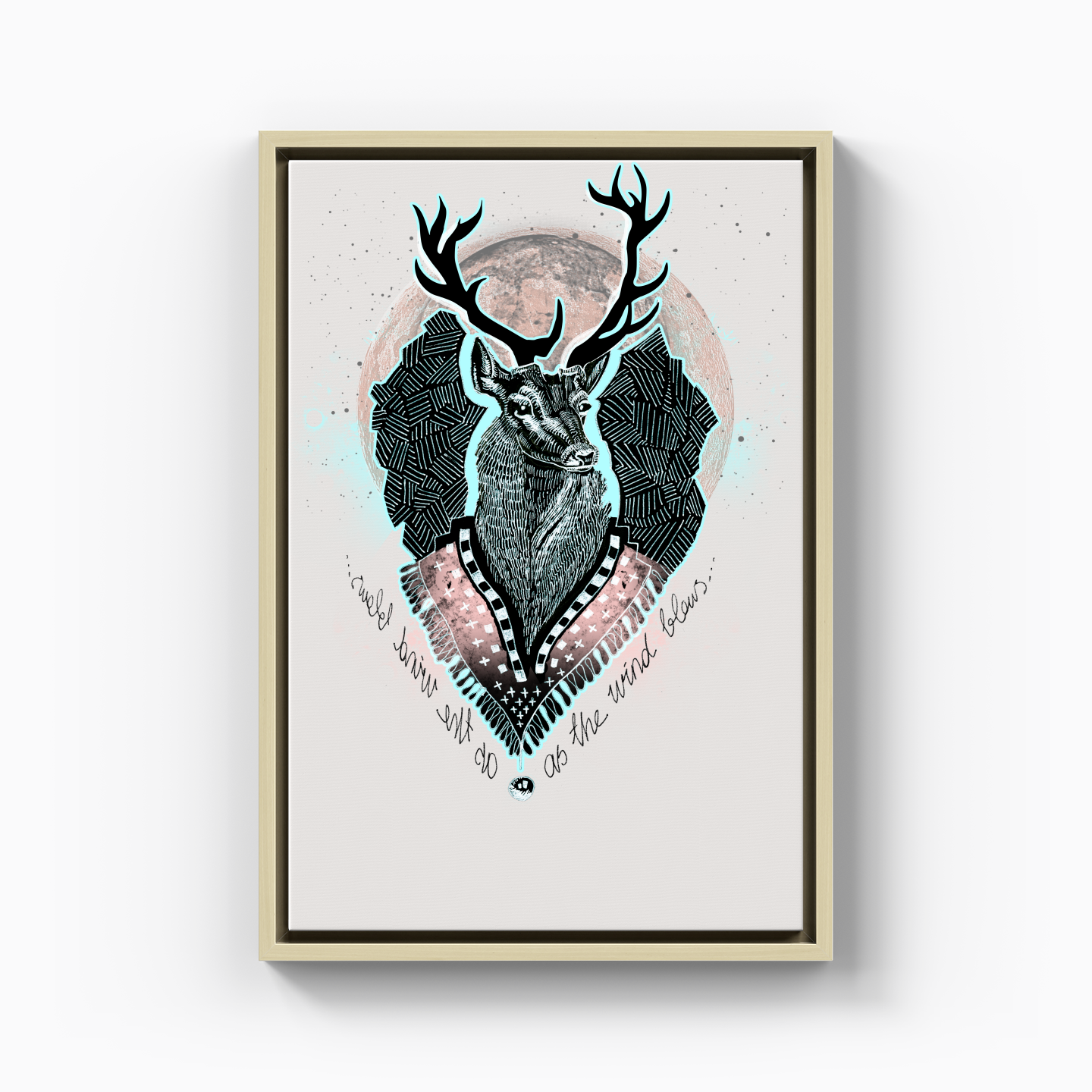 Wind Deer - Canvas Print