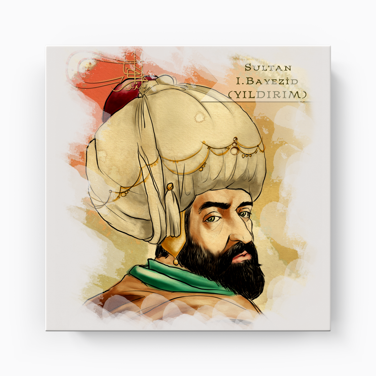 Ottoman Sultan - Kanvas Tablo