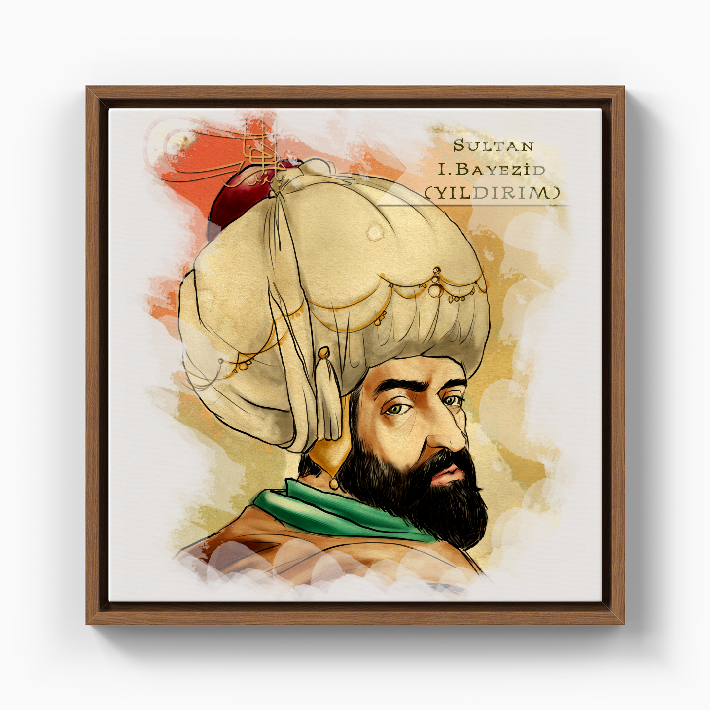 Ottoman Sultan - Kanvas Tablo