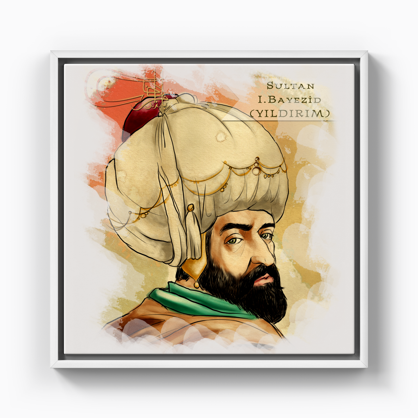 Ottoman Sultan - Kanvas Tablo