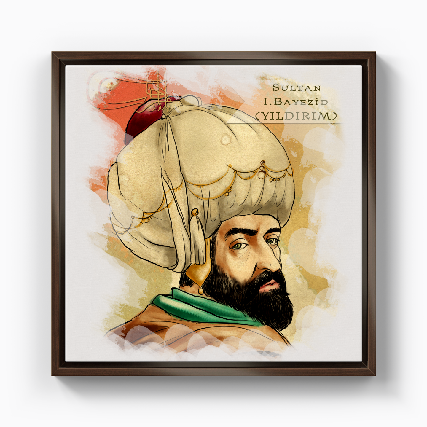 Ottoman Sultan - Kanvas Tablo