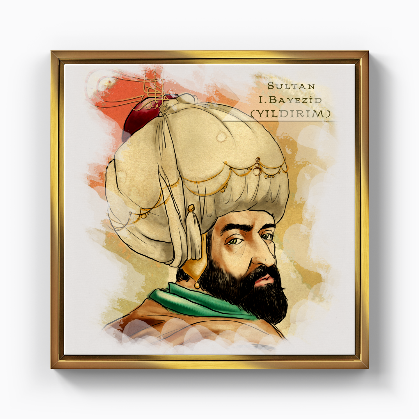 Ottoman Sultan - Kanvas Tablo